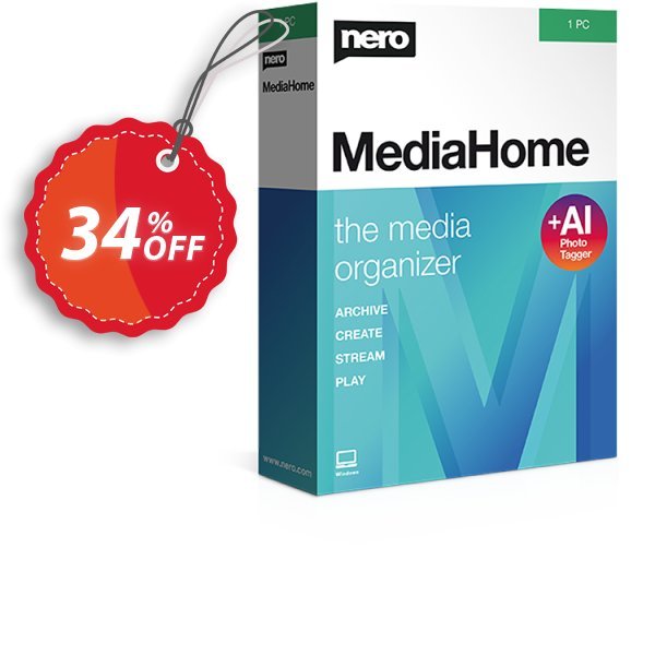 Nero MediaHome 2024 Coupon, discount An incredible Valentine's Day offer. Promotion: Staggering deals code of Nero MediaHome 2024, tested & approved