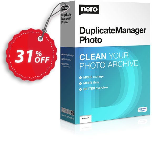 Nero DuplicateManager Photo 2024 Coupon, discount An incredible Valentine's Day offer. Promotion: Staggering deals code of Nero DuplicateManager Photo 2024, tested & approved