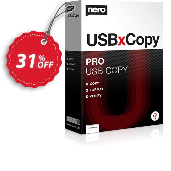 Nero USBxCopy 2024 Coupon, discount 30% OFF Nero USBxCopy 2024, verified. Promotion: Staggering deals code of Nero USBxCopy 2024, tested & approved