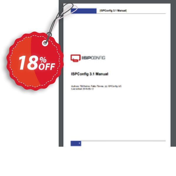 ISPConfig 3.1 Manual Coupon, discount ISPConfig 3.1 Manual hottest promotions code 2024. Promotion: hottest promotions code of ISPConfig 3.1 Manual 2024