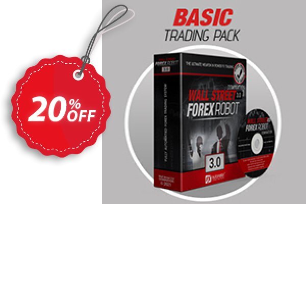 WallStreet Forex Robot 3.0 - BASIC Pack Coupon, discount WallStreet Forex Robot 3.0 - BASIC Pack Special deals code 2024. Promotion: Special deals code of WallStreet Forex Robot 3.0 - BASIC Pack 2024