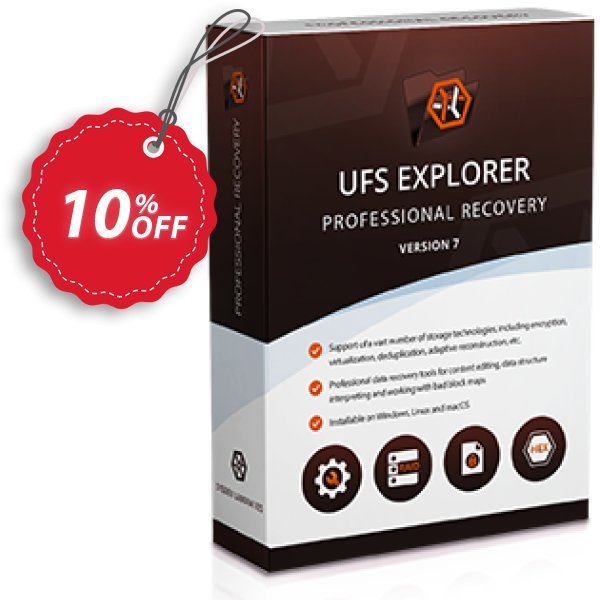 UFS Explorer Professional Recovery for Linux - Commercial Plan Coupon, discount UFS Explorer Professional Recovery for Linux - Commercial License (1 year of updates) staggering discount code 2025. Promotion: staggering discount code of UFS Explorer Professional Recovery for Linux - Commercial License (1 year of updates) 2024