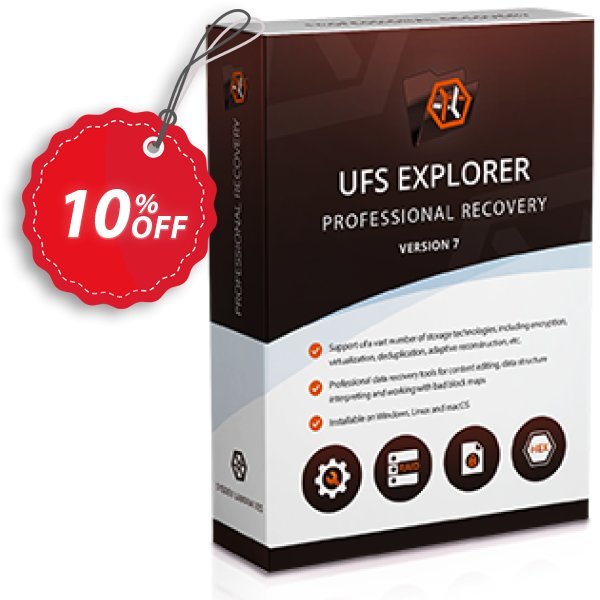 UFS Explorer Professional Recovery for Linux - Corporate Plan Coupon, discount UFS Explorer Professional Recovery for Linux - Corporate License (1 year of updates) special promotions code 2024. Promotion: special promotions code of UFS Explorer Professional Recovery for Linux - Corporate License (1 year of updates) 2024