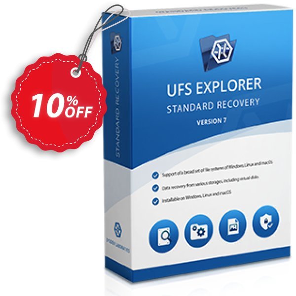 UFS Explorer Standard Recovery for MACOS Coupon, discount UFS Explorer Standard Recovery for macOS - Personal License (1 year of updates) special discount code 2024. Promotion: special discount code of UFS Explorer Standard Recovery for macOS - Personal License (1 year of updates) 2024