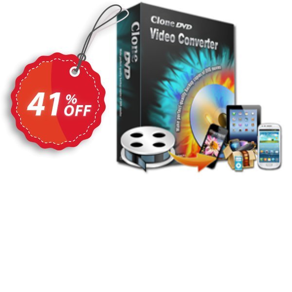 CloneDVD Video Converter Yearly/1 PC Coupon, discount CloneDVD Video Converter 1 Year/1 PC amazing discount code 2024. Promotion: amazing discount code of CloneDVD Video Converter 1 Year/1 PC 2024