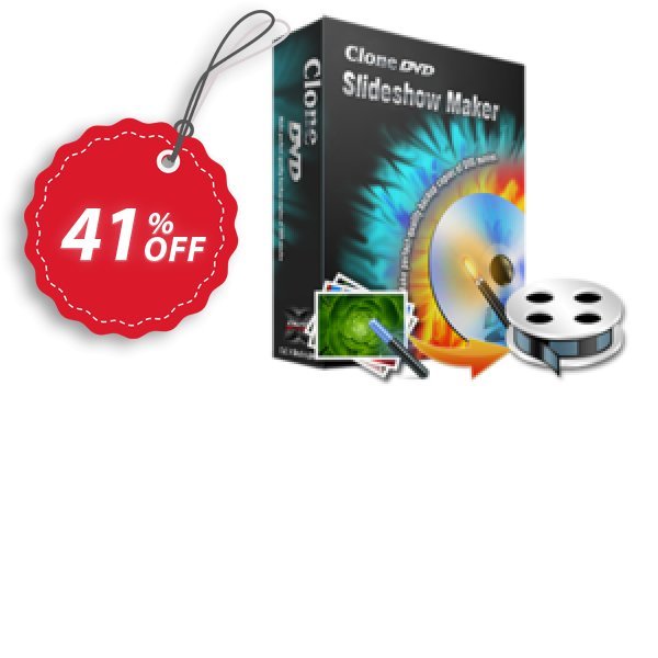 CloneDVD Slideshow Maker 3 years/1 PC Coupon, discount CloneDVD Slideshow Maker 3 years/1 PC fearsome discount code 2024. Promotion: fearsome discount code of CloneDVD Slideshow Maker 3 years/1 PC 2024