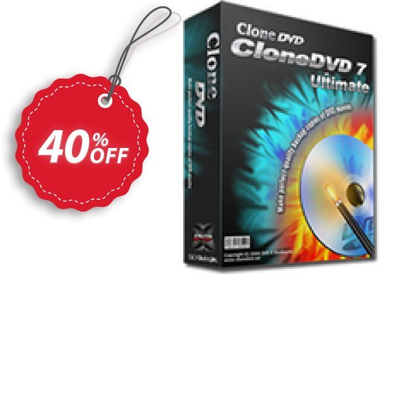 CloneDVD 7 Ulitimate 2 years/1 PC Coupon, discount CloneDVD 7 Ulitimate 2 years/1 PC stunning discount code 2024. Promotion: stunning discount code of CloneDVD 7 Ulitimate 2 years/1 PC 2024