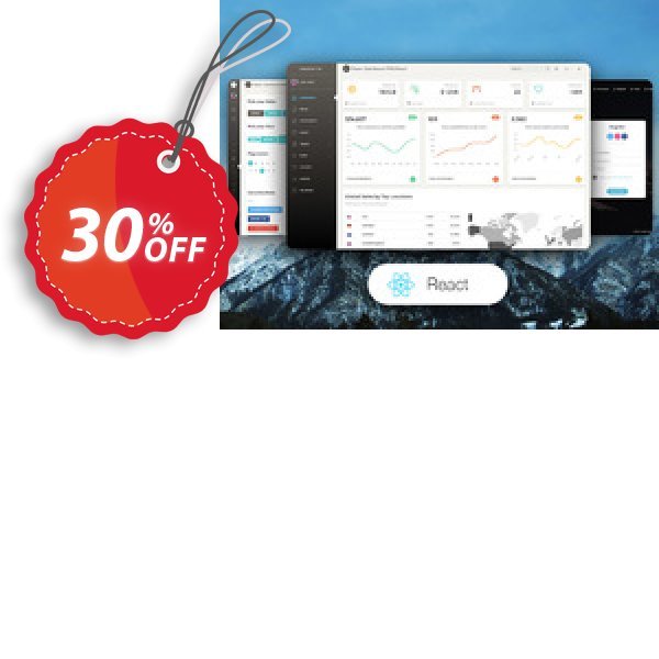 Paper Dashboard PRO React Coupon, discount Paper Dashboard PRO React Big promotions code 2024. Promotion: exclusive offer code of Paper Dashboard PRO React 2024