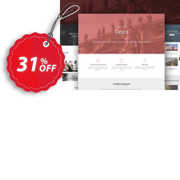 Gaia Bootstrap Template Pro Coupon, discount Gaia Bootstrap Template Pro Awful promotions code 2024. Promotion: super offer code of Gaia Bootstrap Template Pro 2024