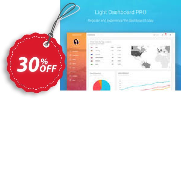 Light Bootstrap Dashboard Coupon, discount YK6K. Promotion: amazing promo code of Light Bootstrap Dashboard (PSD&Sketch) 2024