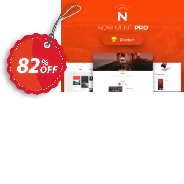 Now UI Kit PRO Sketch Coupon, discount IjVZ. Promotion: amazing discount code of Now UI Kit PRO Sketch 2024