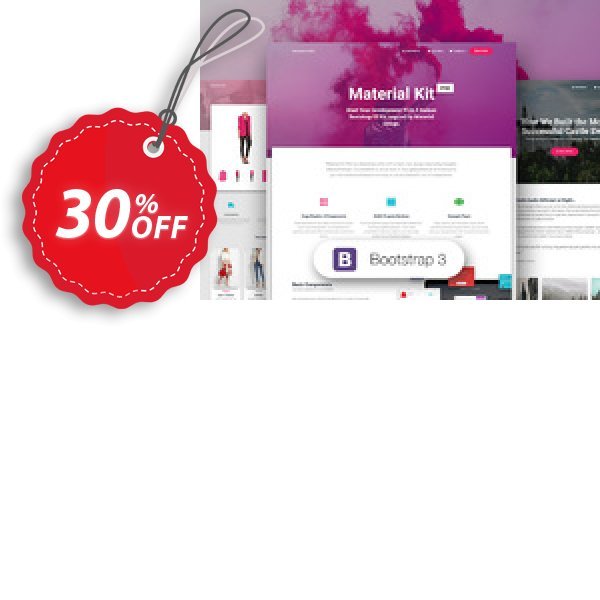 Material Kit PRO - Bootstrap 3 Coupon, discount Material Kit PRO - Bootstrap 3 awful sales code 2024. Promotion: awful sales code of Material Kit PRO - Bootstrap 3 2024