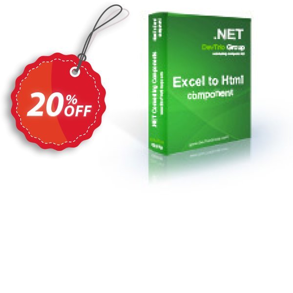Excel To Html .NET - Source Code Plan Coupon, discount Excel To Html .NET - Source Code License staggering discount code 2024. Promotion: staggering discount code of Excel To Html .NET - Source Code License 2024