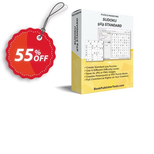 Puzzle Maker Sudoku Coupon, discount Puzzle Maker Pro - Sudoku 9x9 Standard Awful sales code 2025. Promotion: best promo code of Puzzle Maker Sudoku 2024