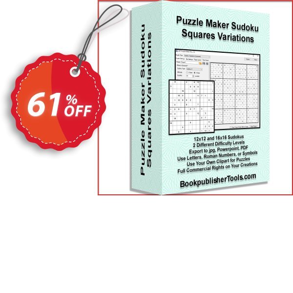 Puzzle Maker Sudoku Squares Variations