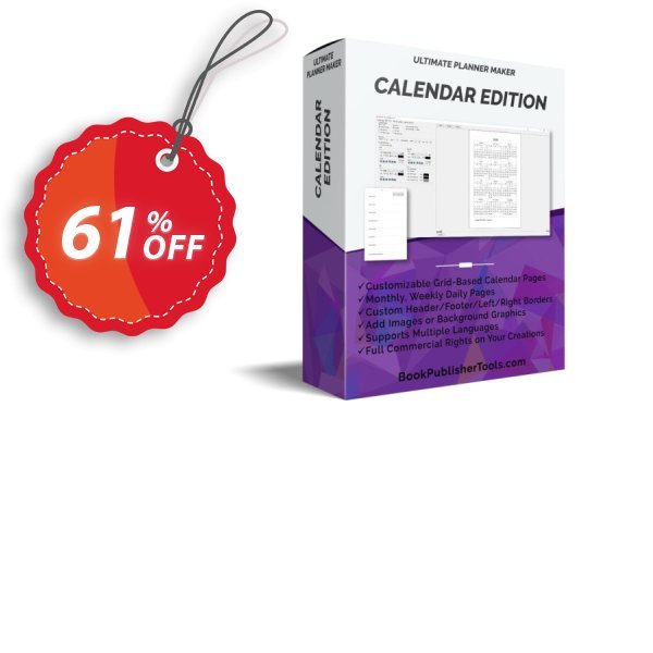 Ultimate Planner Maker - Calendar Edition Coupon, discount Ultimate Planner Maker - Calendar Edition Amazing promotions code 2024. Promotion: Awful discounts code of Ultimate Planner Maker - Calendar Edition 2024