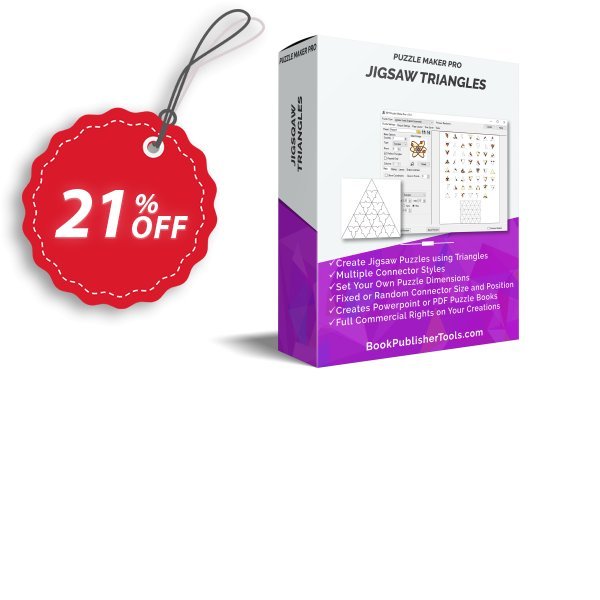Puzzle Maker Pro - JigSaw Triangles Coupon, discount Puzzle Maker Pro - JigSaw Triangles Marvelous deals code 2024. Promotion: Marvelous deals code of Puzzle Maker Pro - JigSaw Triangles 2024