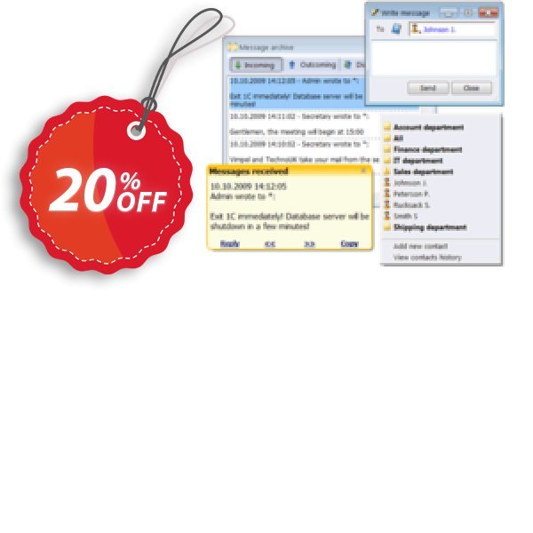 Winsent Messenger, Family Plan  Coupon, discount Winsent Messenger (Family license) best sales code 2024. Promotion: best sales code of Winsent Messenger (Family license) 2024