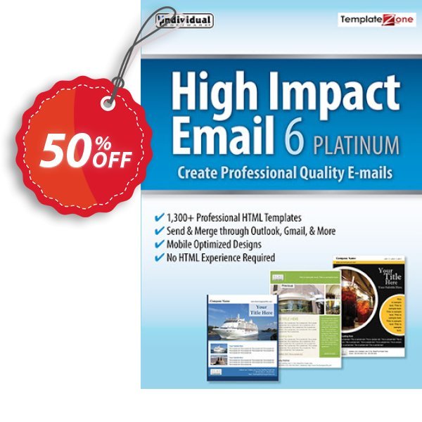 High Impact Email 6 Platinum Coupon, discount 40% OFF High Impact Email 6 Platinum, verified. Promotion: Amazing promo code of High Impact Email 6 Platinum, tested & approved