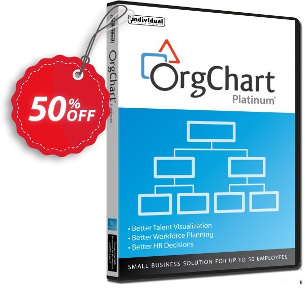 OrgChart Platinum, 50 Employees  Coupon, discount 40% OFF OrgChart Platinum (50 Employees), verified. Promotion: Amazing promo code of OrgChart Platinum (50 Employees), tested & approved