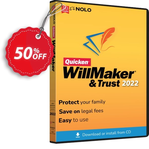 Quicken WillMaker & Trust 2022 Coupon, discount Quicken® WillMaker® Plus 2024 - Windows Super promo code 2024. Promotion: Amazing promo code of Quicken® WillMaker Plus 2024, tested in October 2024