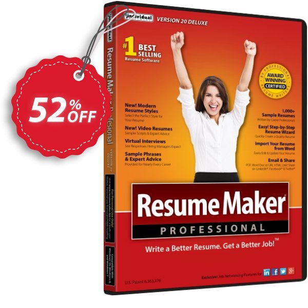 ResumeMaker for MAC Coupon, discount 30% OFF ResumeMaker for Mac, verified. Promotion: Amazing promo code of ResumeMaker for Mac, tested & approved