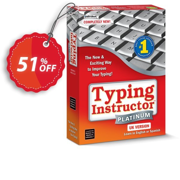 Typing Instructor Platinum 21 Coupon, discount Black Friday & Cyber Monday Are Here!. Promotion: big offer code of Typing Instructor Platinum - Windows 2024