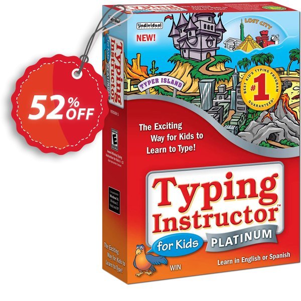 Typing Instructor for Kids Platinum Coupon, discount Black Friday & Cyber Monday Are Here!. Promotion: hottest discount code of Typing Instructor for Kids Platinum - Windows 2024