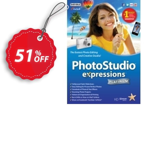 PhotoStudio Expressions Platinum Coupon, discount PhotoStudio Expressions Platinum 6 stirring discounts code 2024. Promotion: stirring discounts code of PhotoStudio Expressions Platinum 6 2024