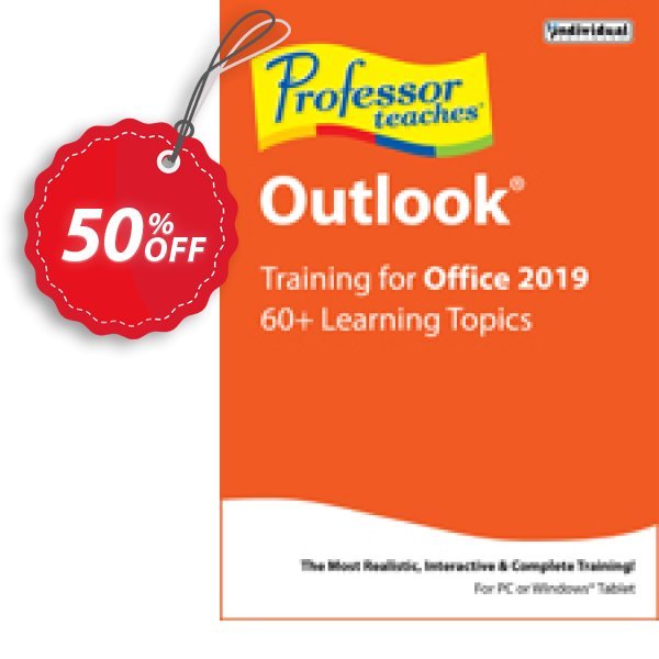 Professor Teaches Outlook 2019 Coupon, discount Professor Teaches Outlook 2013 super promotions code 2024. Promotion: super promotions code of Professor Teaches Outlook 2013 2024