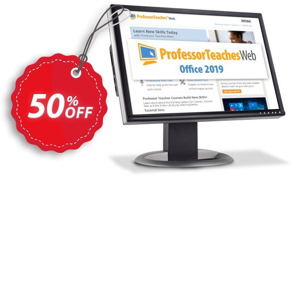 Professor Teaches Web - Office 2019, Annual Subscription  Coupon, discount 30% OFF Professor Teaches Web - Office 2024 (Annual Subscription), verified. Promotion: Amazing promo code of Professor Teaches Web - Office 2024 (Annual Subscription), tested & approved