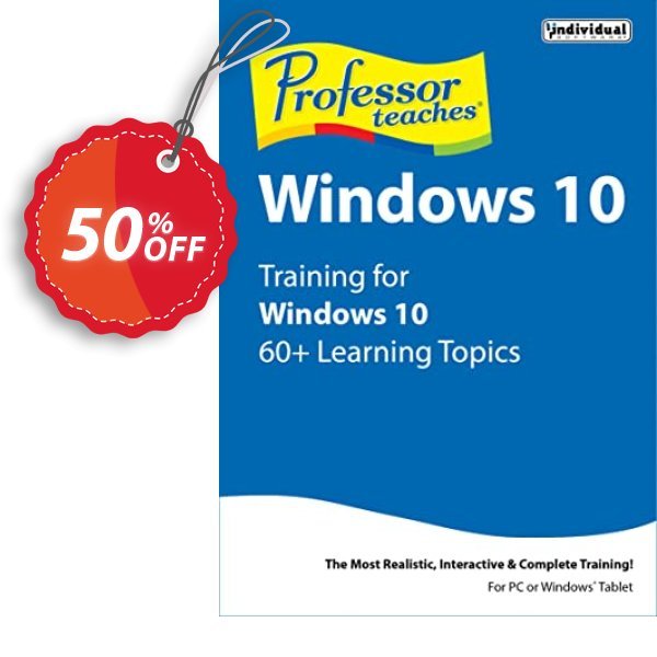 Professor Teaches WINDOWS 10 Tutorial Set Coupon, discount 30% OFF Professor Teaches Windows 10, verified. Promotion: Amazing promo code of Professor Teaches Windows 10, tested & approved