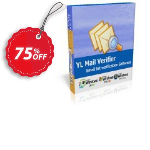 YL Mail Verifier - Corporate Plan Coupon, discount YL Mail Verifier - Corporate License hottest deals code 2024. Promotion: hottest deals code of YL Mail Verifier - Corporate License 2024