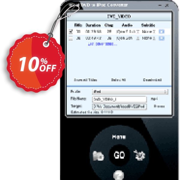 Ideal iPod Converter, Plan key  Coupon, discount Ideal iPod Converter (license key) staggering offer code 2024. Promotion: staggering offer code of Ideal iPod Converter (license key) 2024