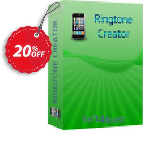 Soft4Boost Ringtone Creator Coupon, discount Soft4Boost Ringtone Creator stirring discount code 2025. Promotion: stirring discount code of Soft4Boost Ringtone Creator 2024