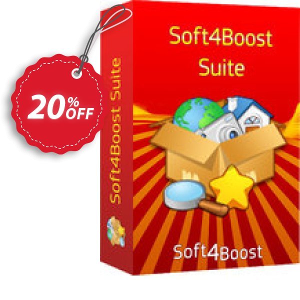 Soft4Boost Suite Coupon, discount Soft4Boost Suite wondrous discounts code 2025. Promotion: wondrous discounts code of Soft4Boost Suite 2024