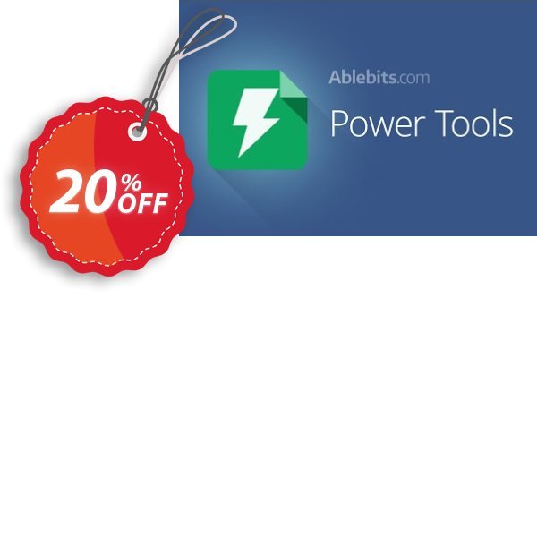 Power Tools add-on for Google Sheets Coupon, discount Power Tools add-on for Google Sheets, 12-month subscription amazing promotions code 2024. Promotion: amazing promotions code of Power Tools add-on for Google Sheets, 12-month subscription 2024