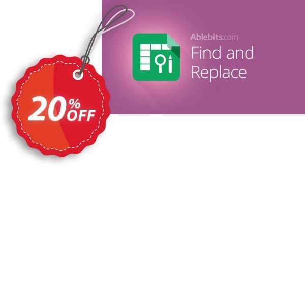 Advanced Find and Replace for Google Sheets, Lifetime subscription Coupon, discount Advanced Find and Replace for Google Sheets, Lifetime subscription special promotions code 2025. Promotion: special promotions code of Advanced Find and Replace for Google Sheets, Lifetime subscription 2024