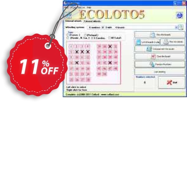 ECOLOTO5US-CD Coupon, discount ECOLOTO5US-CD impressive offer code 2024. Promotion: impressive offer code of ECOLOTO5US-CD 2024