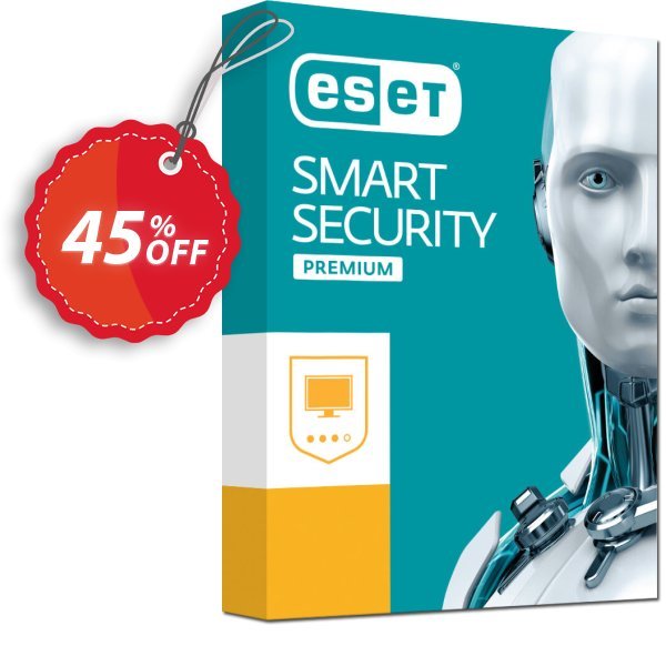 ESET Smart Security -  Yearly 5 Devices Coupon, discount ESET Smart Security - Nouvelle licence 1 an pour 5 ordinateurs amazing promo code 2024. Promotion: amazing promo code of ESET Smart Security - Nouvelle licence 1 an pour 5 ordinateurs 2024