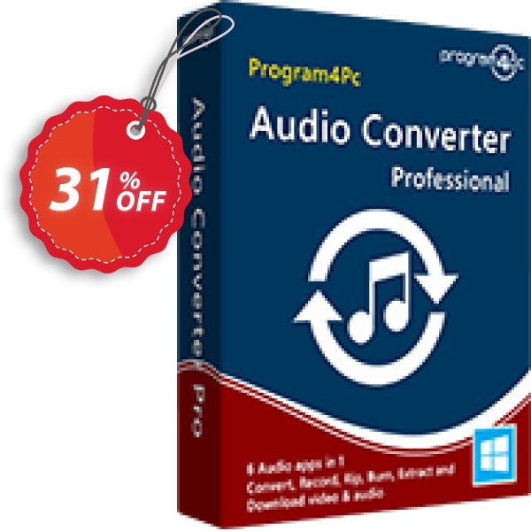 Program4Pc Audio Converter Pro Coupon, discount Audio Converter Pro excellent sales code 2024. Promotion: excellent sales code of Audio Converter Pro 2024