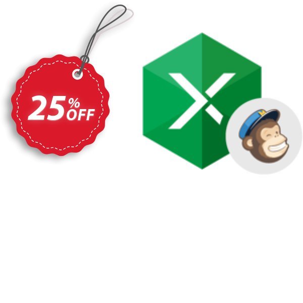 Excel Add-in for MailChimp Coupon, discount Excel Add-in for MailChimp Amazing discount code 2025. Promotion: formidable offer code of Excel Add-in for MailChimp 2024