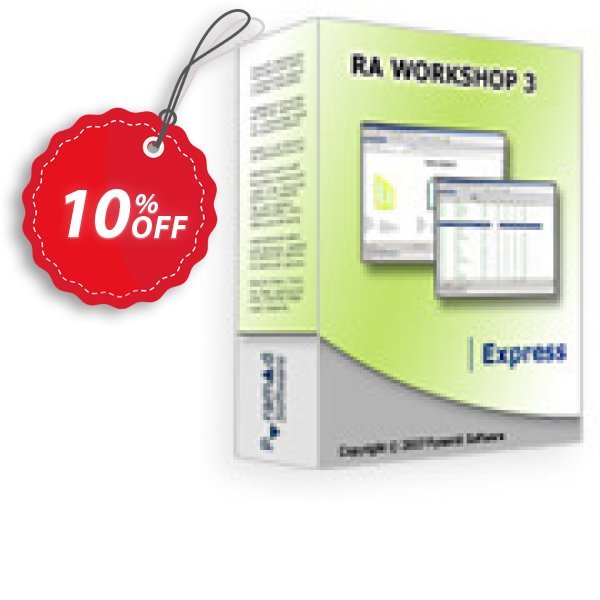 RA Workshop Express Edition Coupon, discount RA Workshop Express Edition exclusive discounts code 2024. Promotion: exclusive discounts code of RA Workshop Express Edition 2024