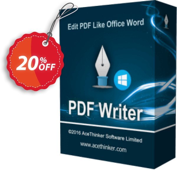 Acethinker PDF Writer Coupon, discount PDF Writer (Personal - 1 year) excellent promo code 2025. Promotion: excellent promo code of PDF Writer (Personal - 1 year) 2024