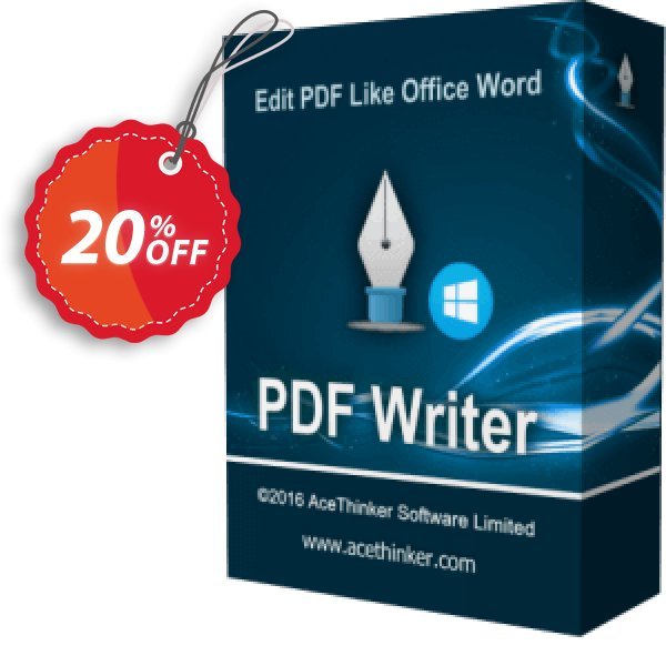 Acethinker PDF Writer Coupon, discount PDF Writer (Personal - 1 year) excellent promo code 2024. Promotion: excellent promo code of PDF Writer (Personal - 1 year) 2024