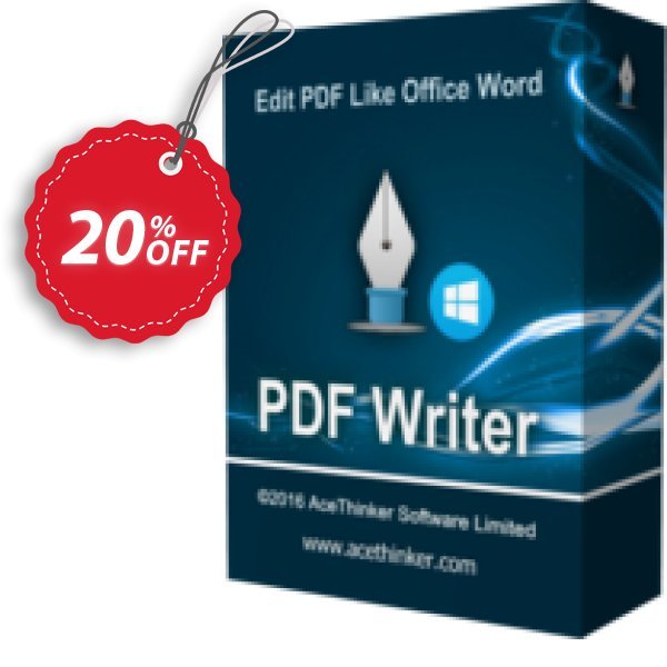 Acethinker PDF Writer lifetime Coupon, discount PDF Writer (Personal - lifetime) marvelous discounts code 2024. Promotion: marvelous discounts code of PDF Writer (Personal - lifetime) 2024