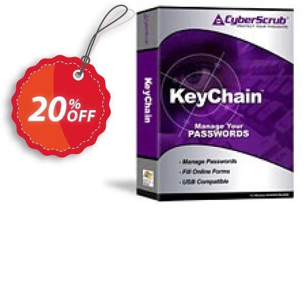 CyberScrub KeyChain Coupon, discount CyberScrub KeyChain awful discounts code 2024. Promotion: awful discounts code of CyberScrub KeyChain 2024