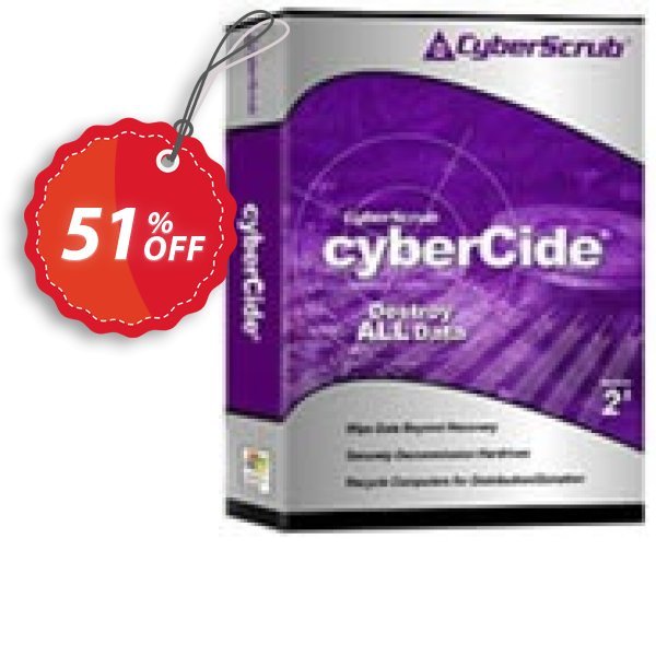 CyberScrub cyberCide Coupon, discount CyberScrub cyberCide exclusive discounts code 2024. Promotion: exclusive discounts code of CyberScrub cyberCide 2024