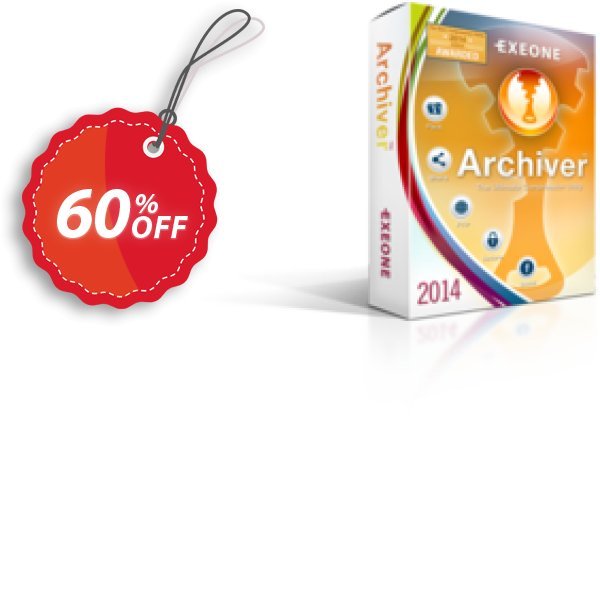Exeone Archiver Coupon, discount Archiver Single License hottest deals code 2025. Promotion: hottest deals code of Archiver Single License 2024