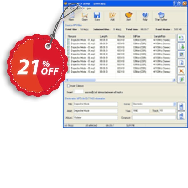 Pistonsoft Direct MP3 Joiner Coupon, discount Direct MP3 Joiner (Personal License) wondrous discounts code 2024. Promotion: wondrous discounts code of Direct MP3 Joiner (Personal License) 2024